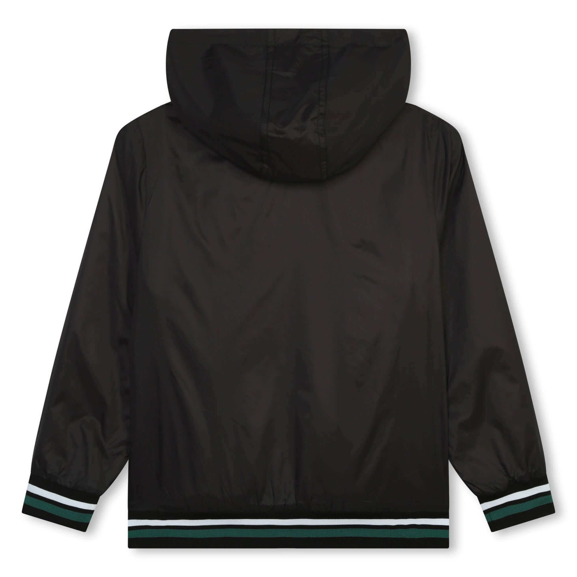 DKNY Boys Black Reversible Zip Up Jacket