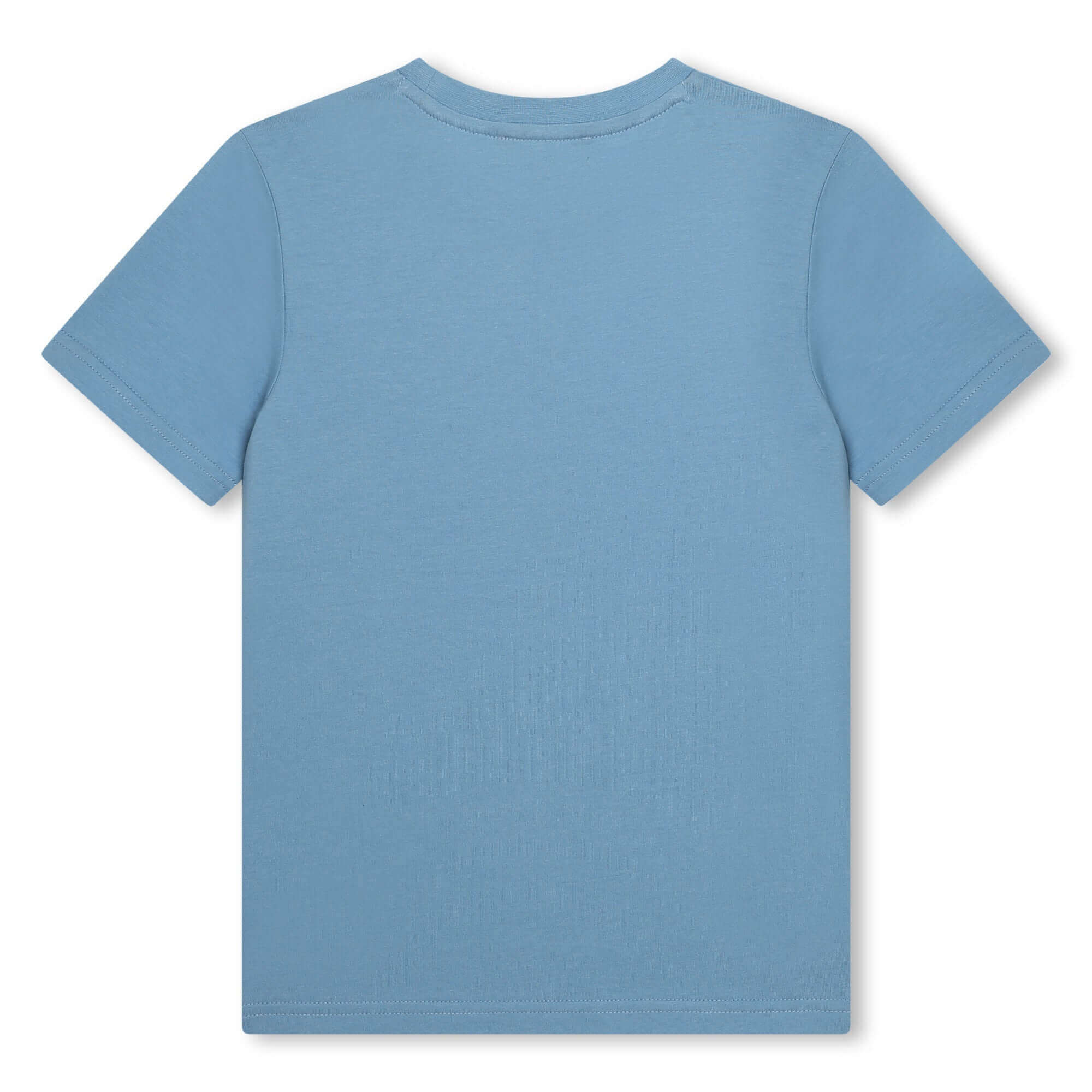 DKNY Boys Blue Bold Logo Cotton T-Shirt