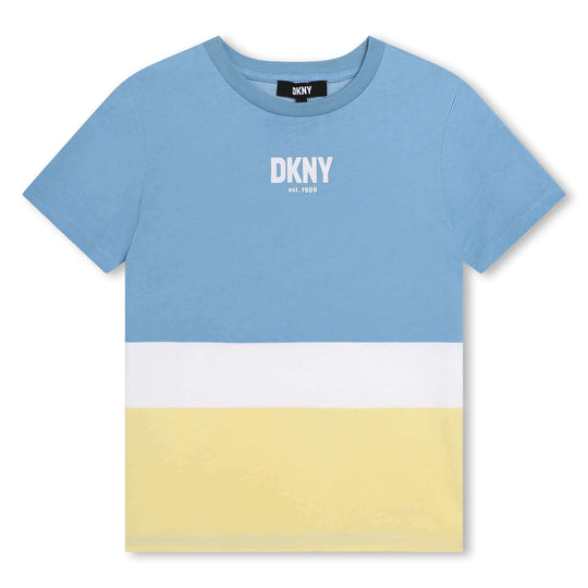 Boys Blue & Lemon Block T-Shirt