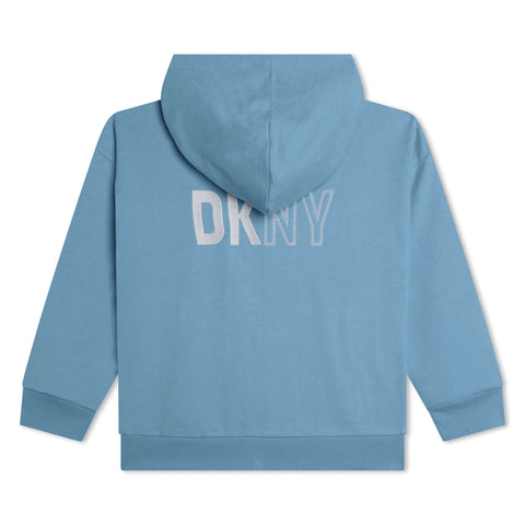 DKNY Boys Blue Zip Up Hoodie
