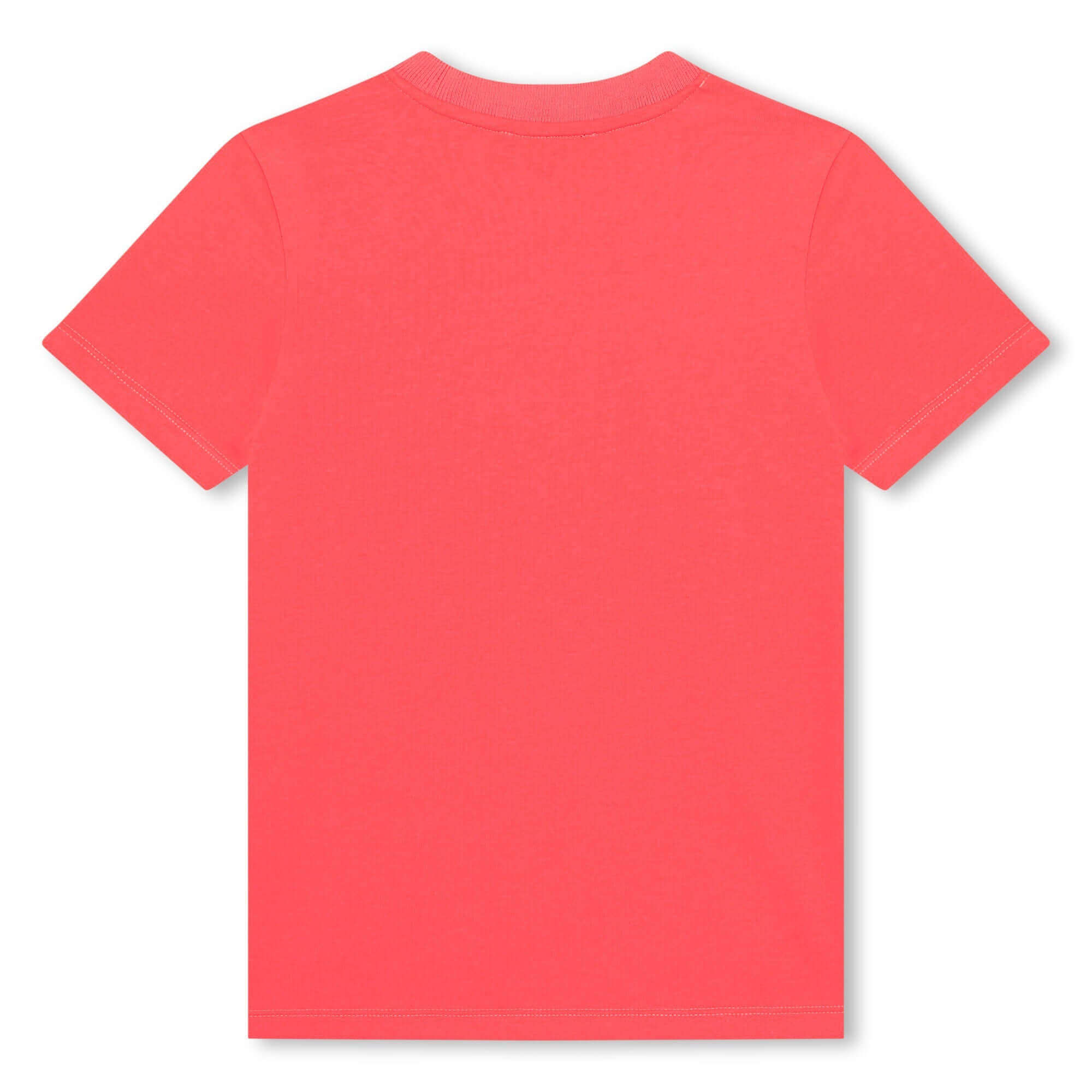 DKNY Boys Orange Logo Front T-Shirt