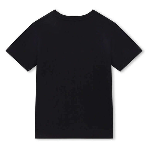 DKNY Boys Organic Black / Blue Logo T-Shirt