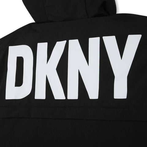 DKNY Boys Reversible Black Parka