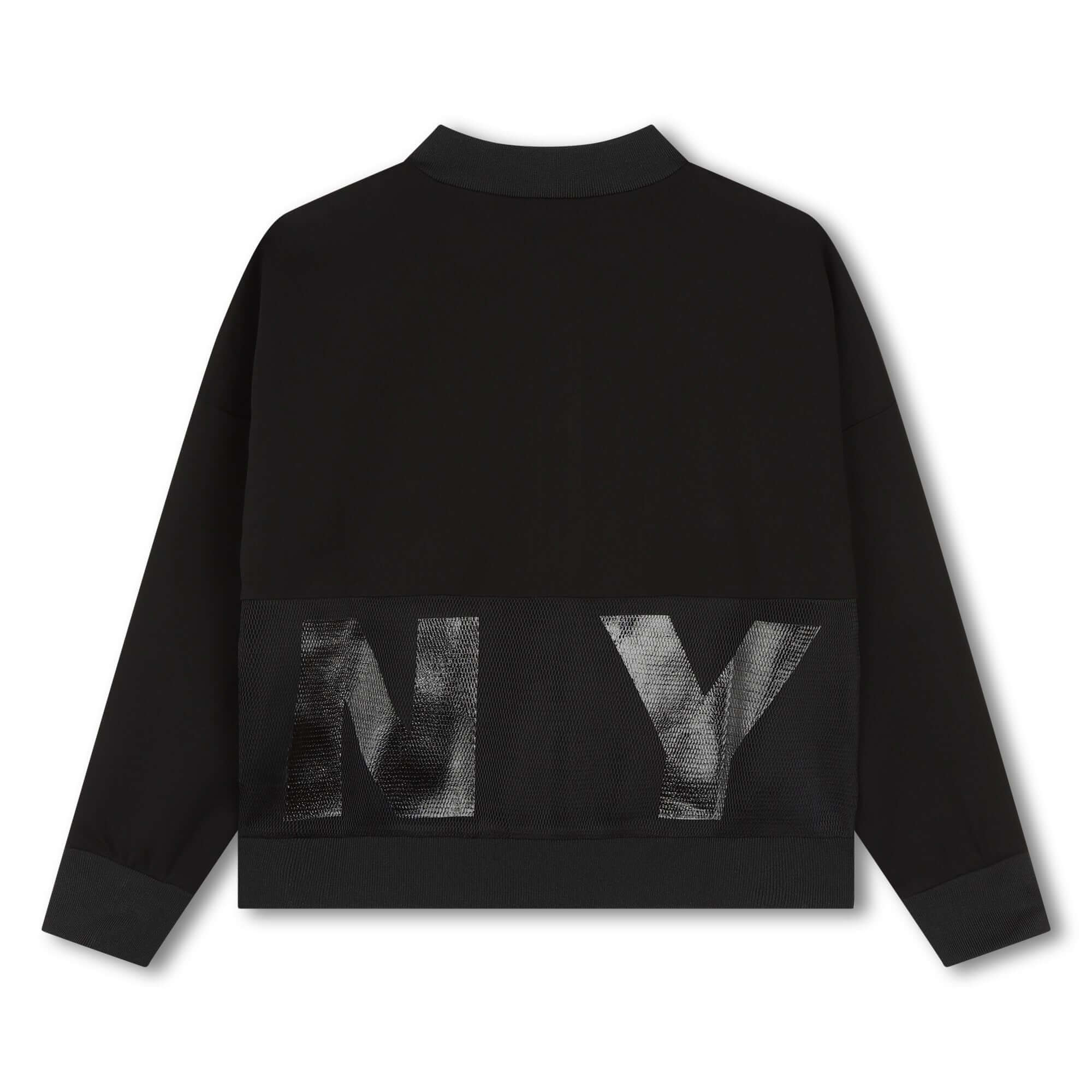 DKNY Girls Black Logo Cardigan