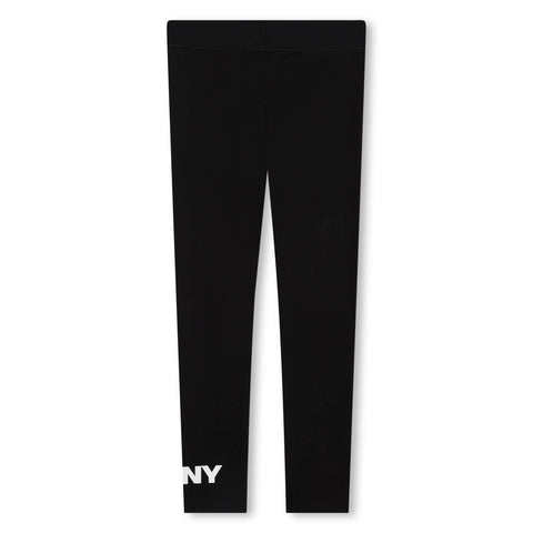 DKNY Girls Black Leggings