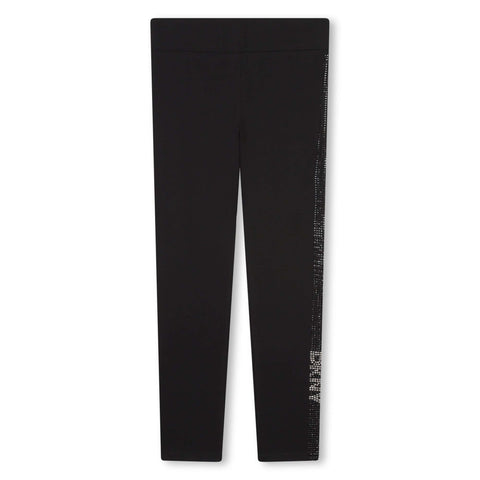 DKNY Girls Black Leggings