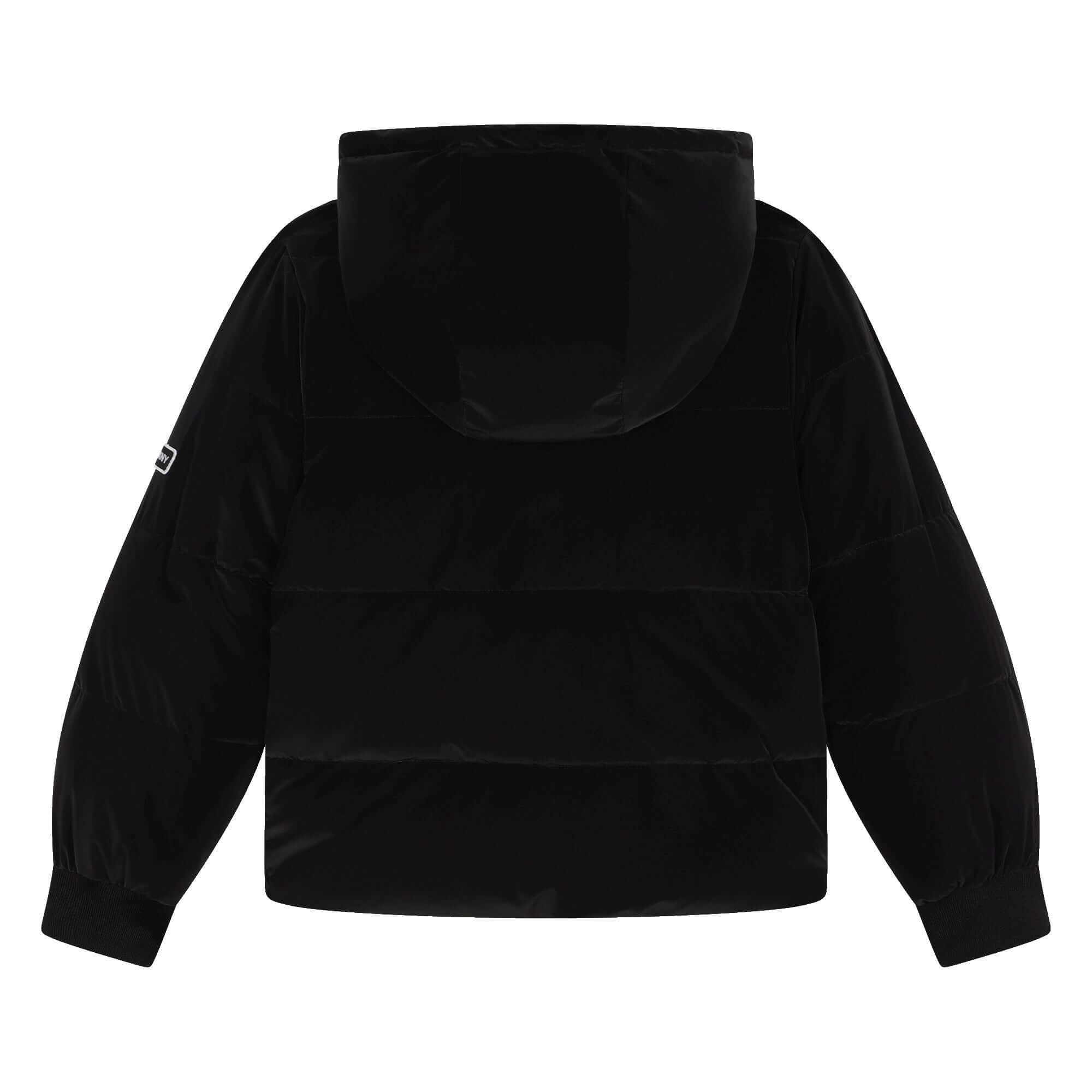 Girls black dkny jacket on sale