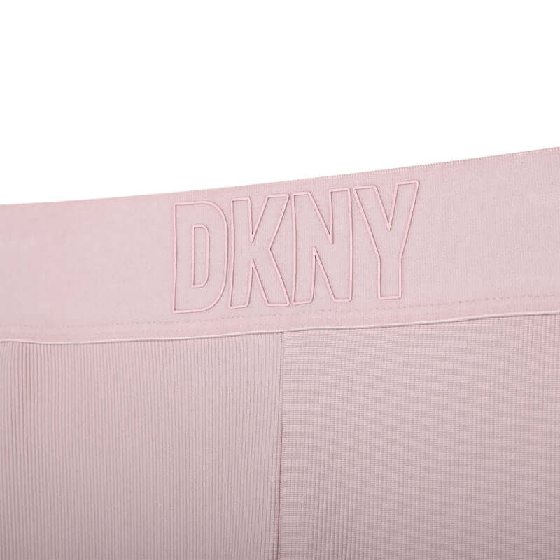 DKNY - Girls Pink Logo Leggings