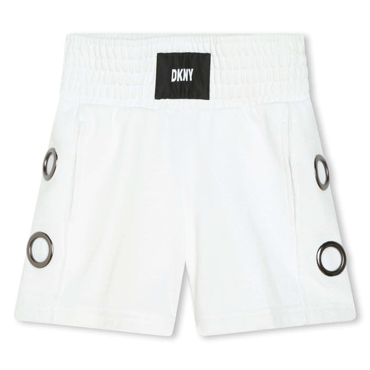 Girls White Eyelet Short