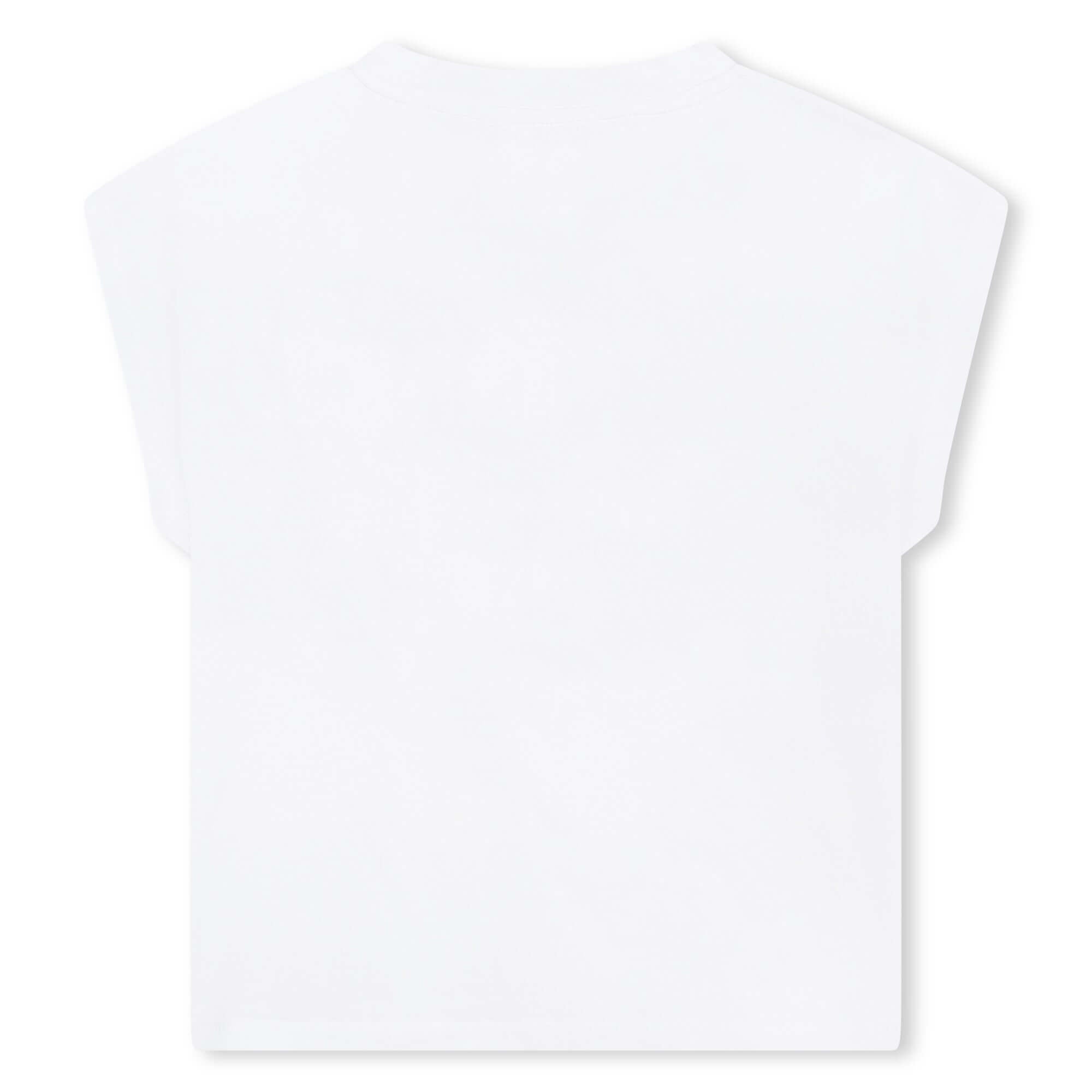 DKNY White & Black Logo T-Shirt