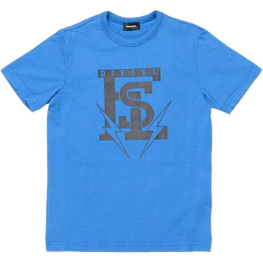 Boys Blue T-Shirt With FSL Print