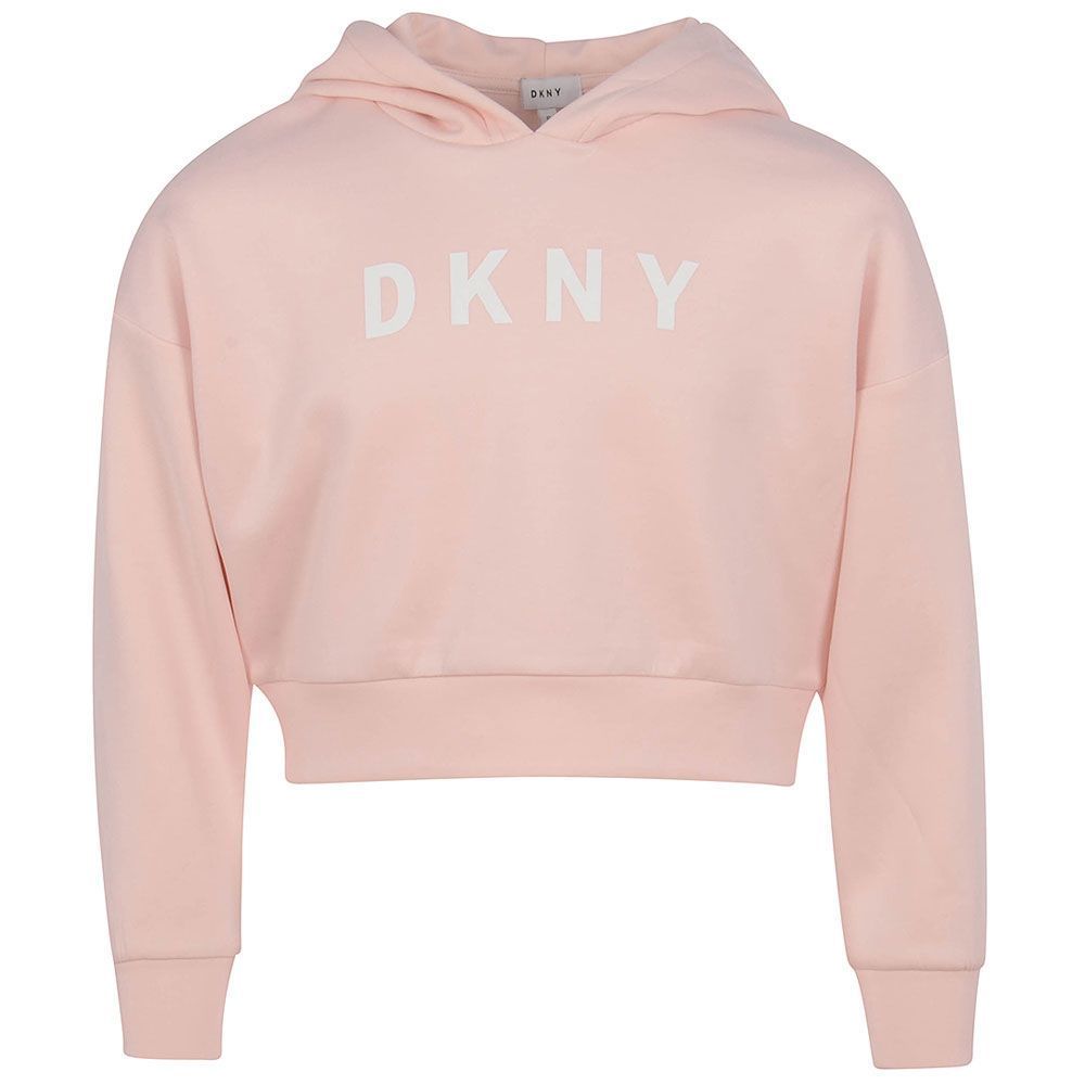 DKNY Girls Pink Logo Sweatshirt