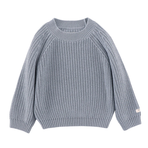 Donsje Boys Blue Knitted Jade Sweater