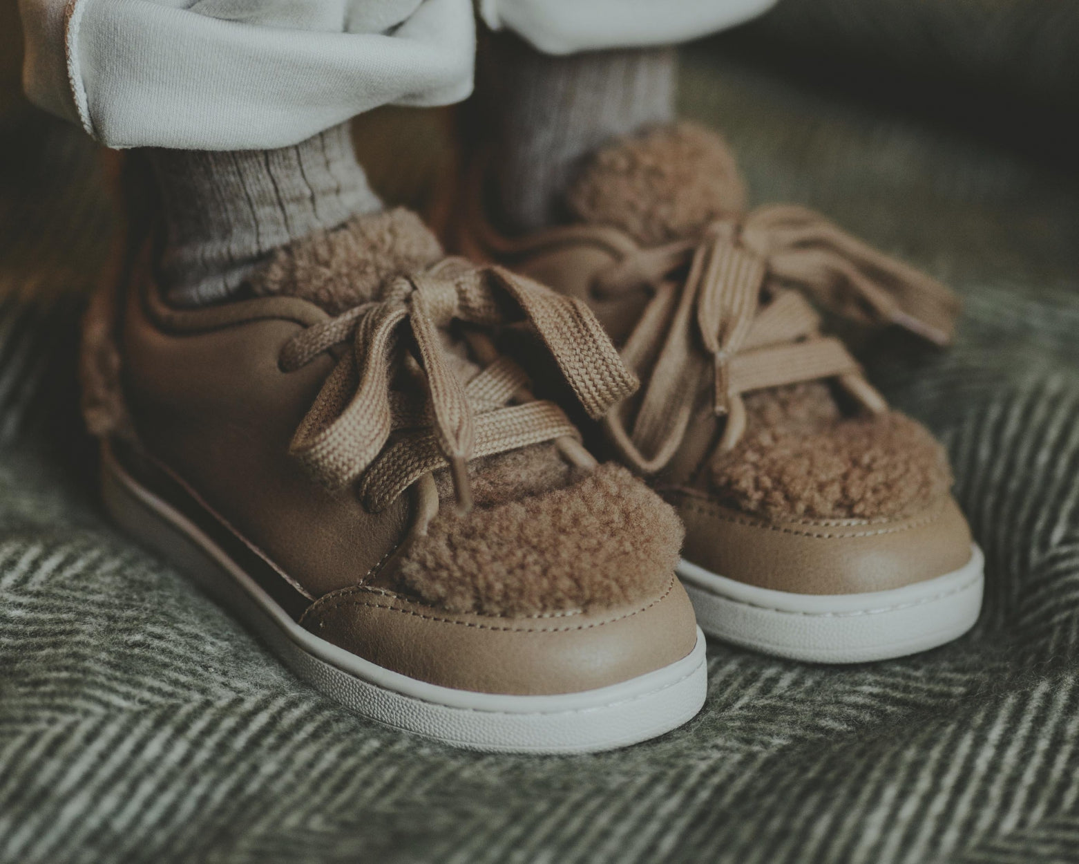 Donsje Boys Brown Sandor Trainers