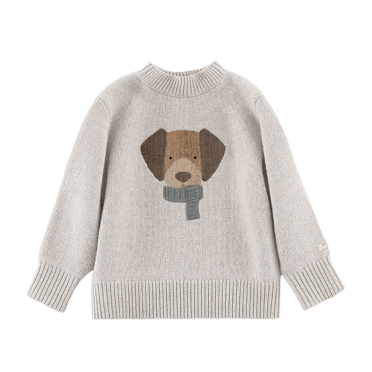 Donsje Boys Dog Merino Wool Sweater