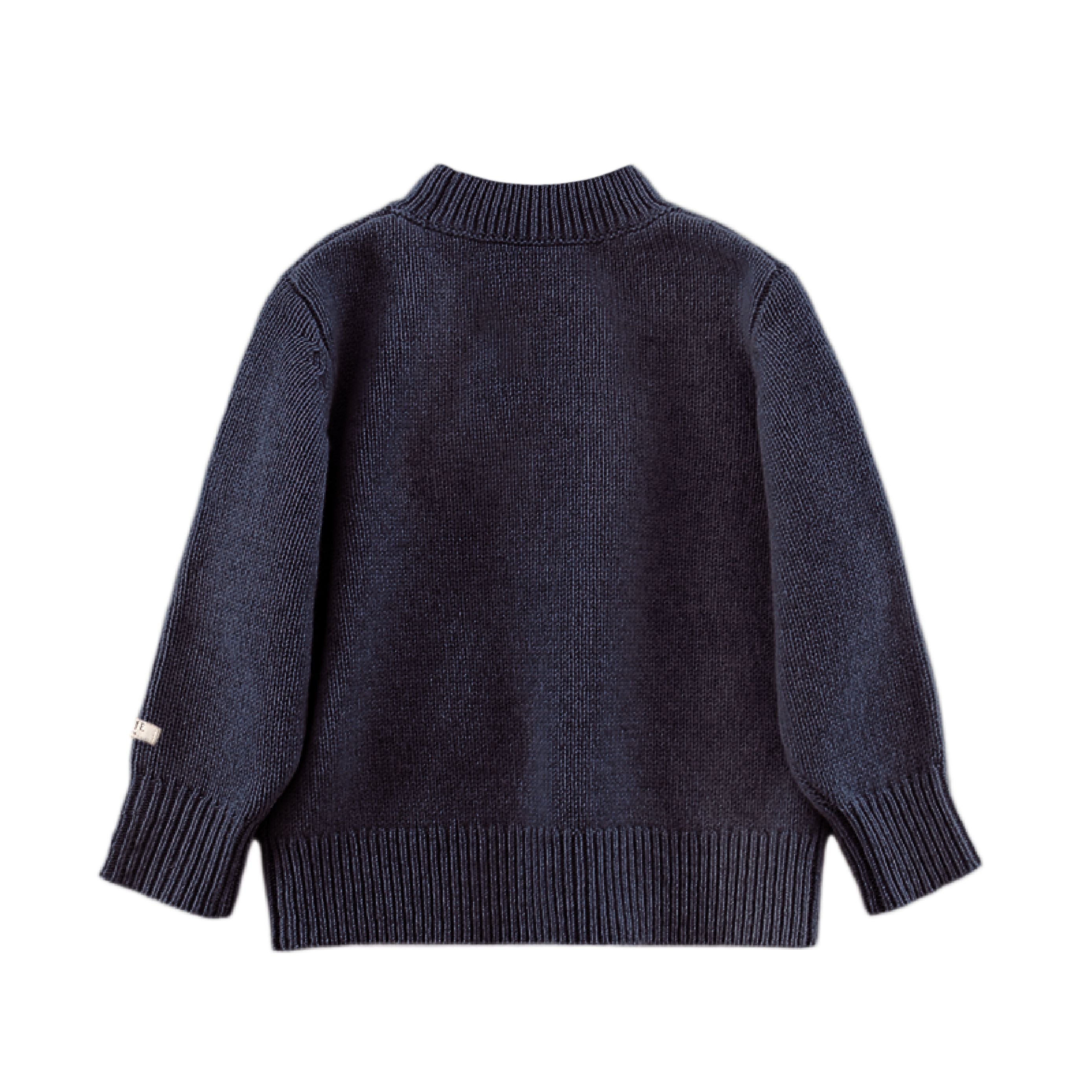 Donsje Boys Navy Koala Merino Wool Sweater