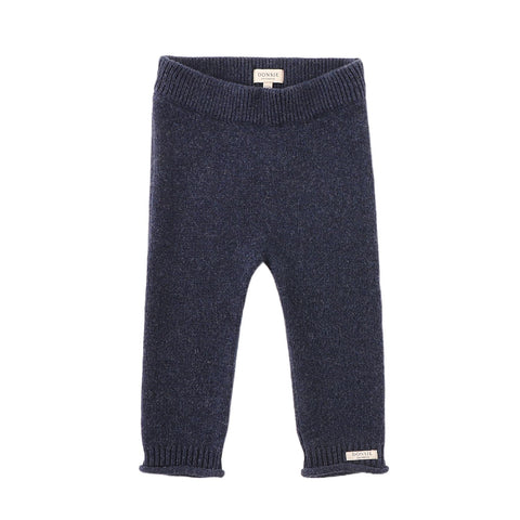 Donsje Boys Navy Trig Merino Wool Trousers