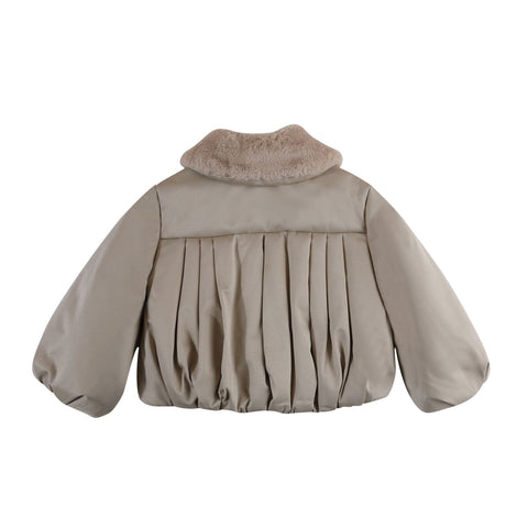 Donsje Girls Beige Bloci Jacket