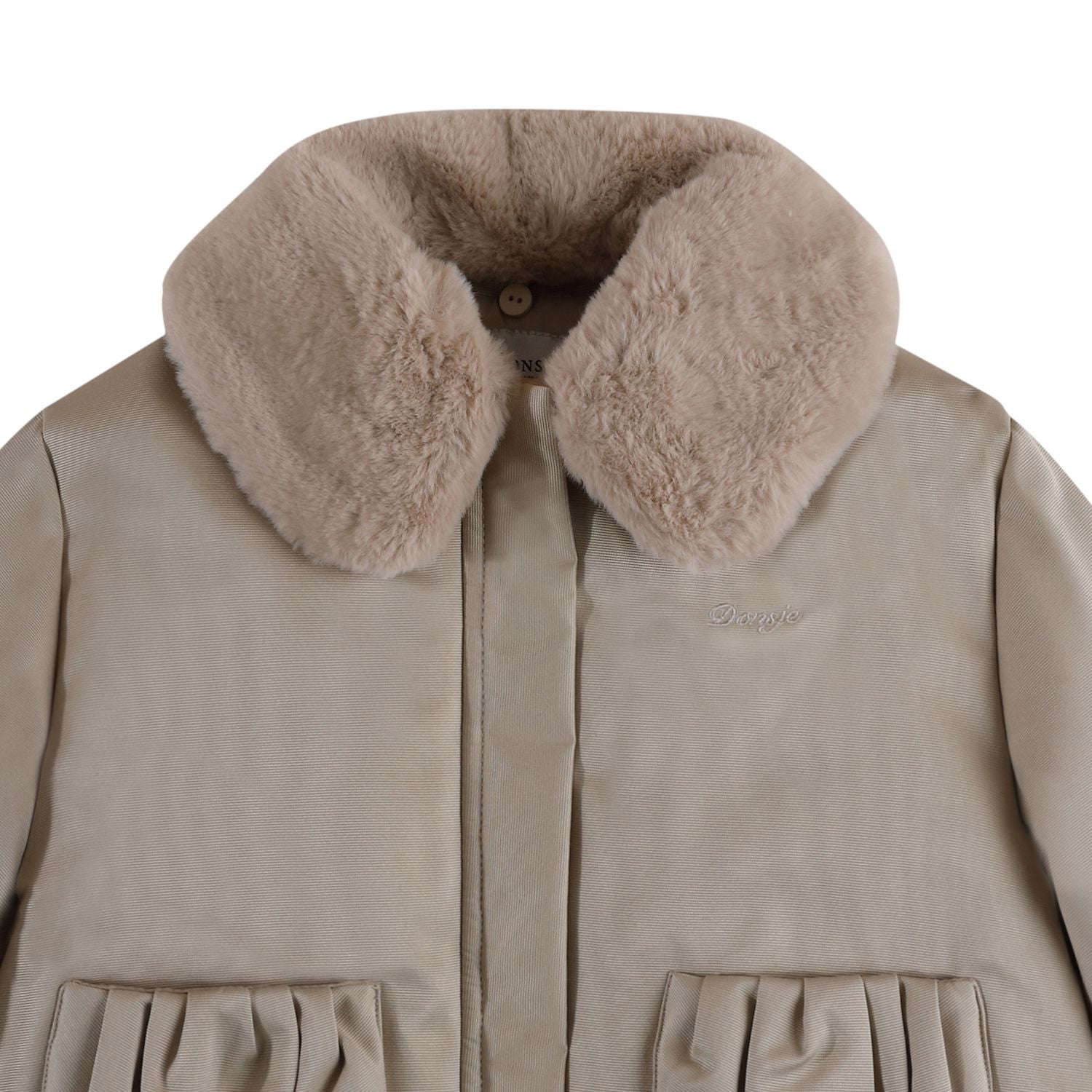 Donsje Girls Beige Bloci Jacket