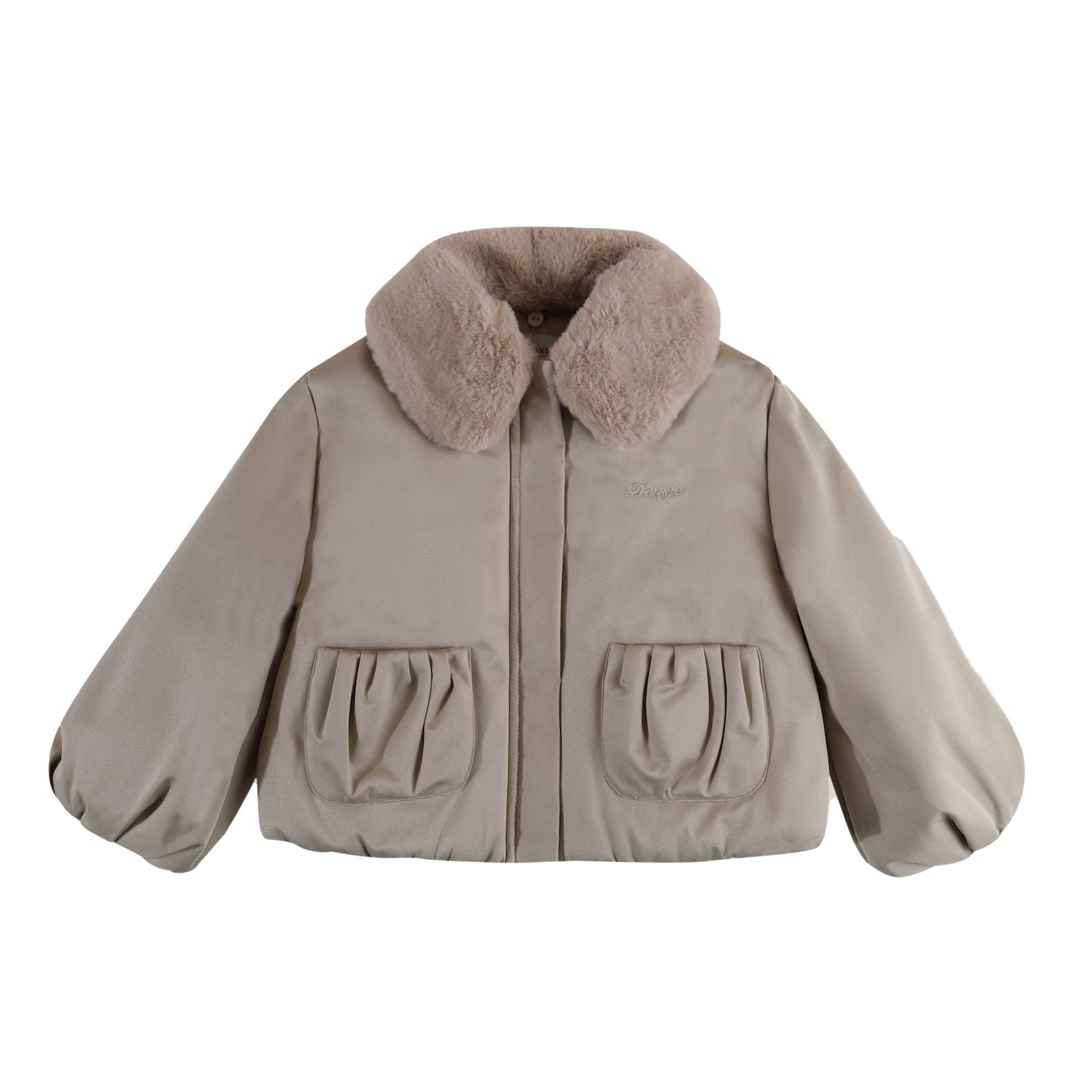 Donsje Girls Beige Bloci Jacket