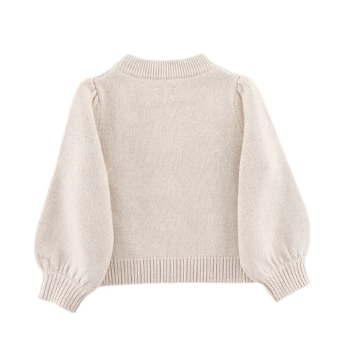 Donsje Girls Bunny Merino Wool Sweater