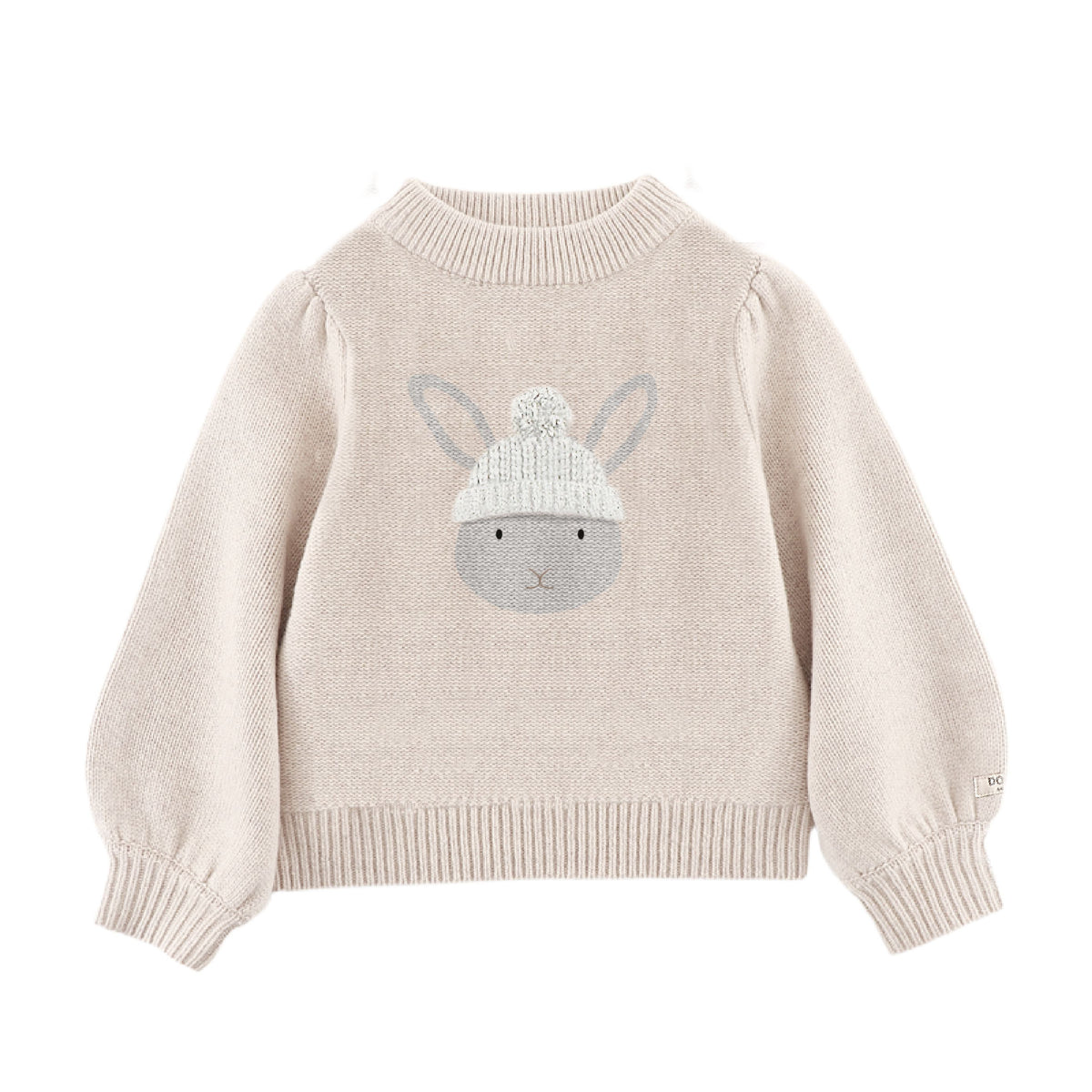 Donsje Girls Bunny Merino Wool Sweater