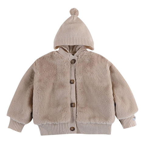 Donsje Girls Faux Fur Birie Jacket