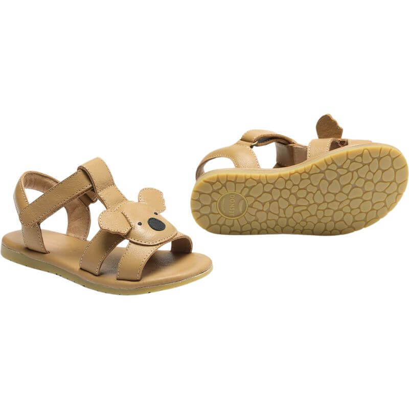 Donsje Girls Koala Leather Sandals