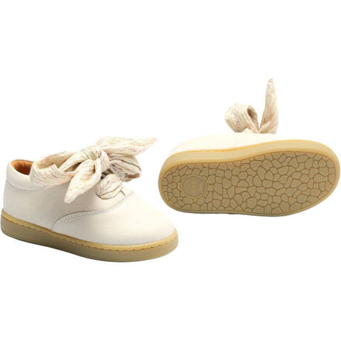 Donsje Girls Meilly Cream Leather Shoes