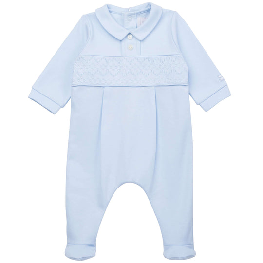 Baby Boys Blue Babygrow