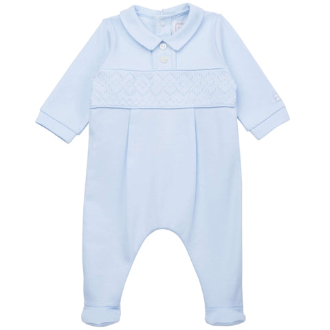 Emile Et Rose Baby Boys Blue Babygrow