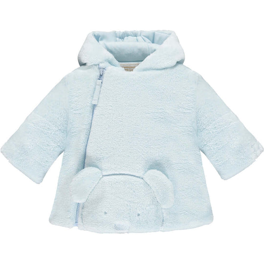 Baby Boys Blue Teddy Jacket
