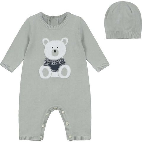 Emile Et Rose Baby Boys Easton Grey Knitted Set