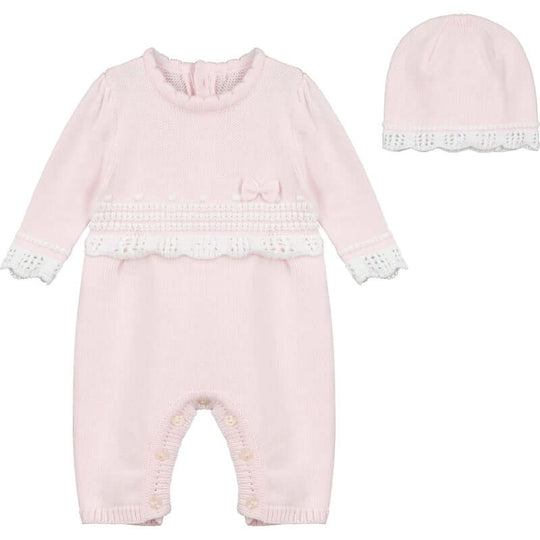 Baby Girls Elise Knitted Set with Hat