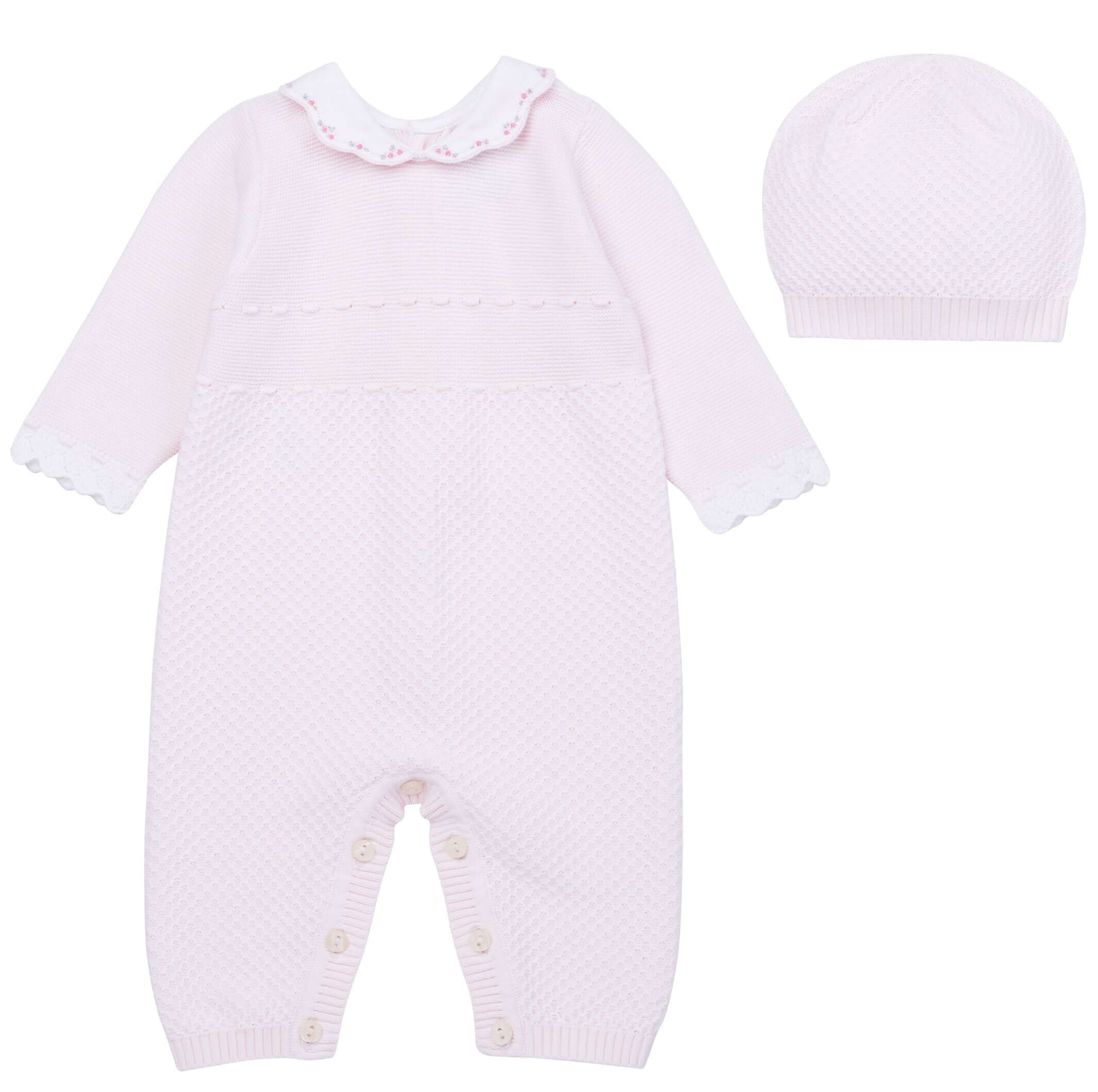 Emile Et Rose Baby Girls Knitted Outfit & Hat