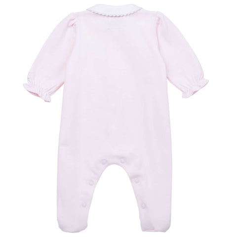 Emile Et Rose Baby Girls Pink Bunny Babygrow & Hat