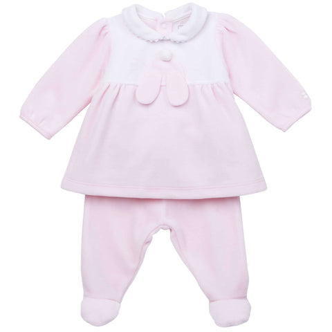 Emile Et Rose Baby Girls Pink Bunny Set