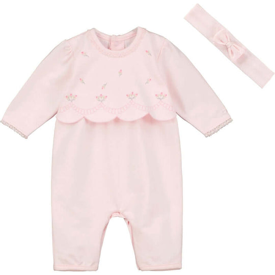 Baby Girls Pink Enya Babygrow