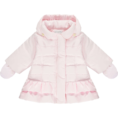 Emile Et Rose Baby Girls Pink Frill Jacket