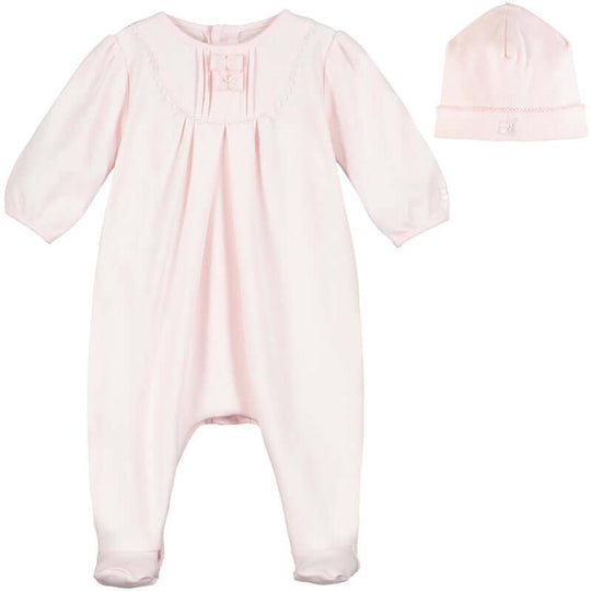 Baby Girls Pink Shantel Babygrow