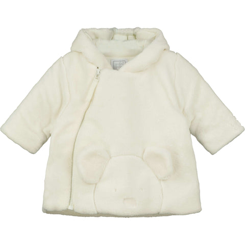 Emile Et Rose Unisex Cream Teddy Jacket