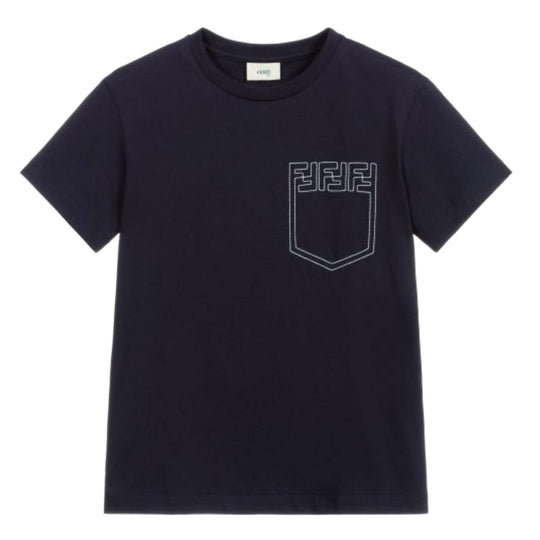 Boys Navy Logo T-shirt