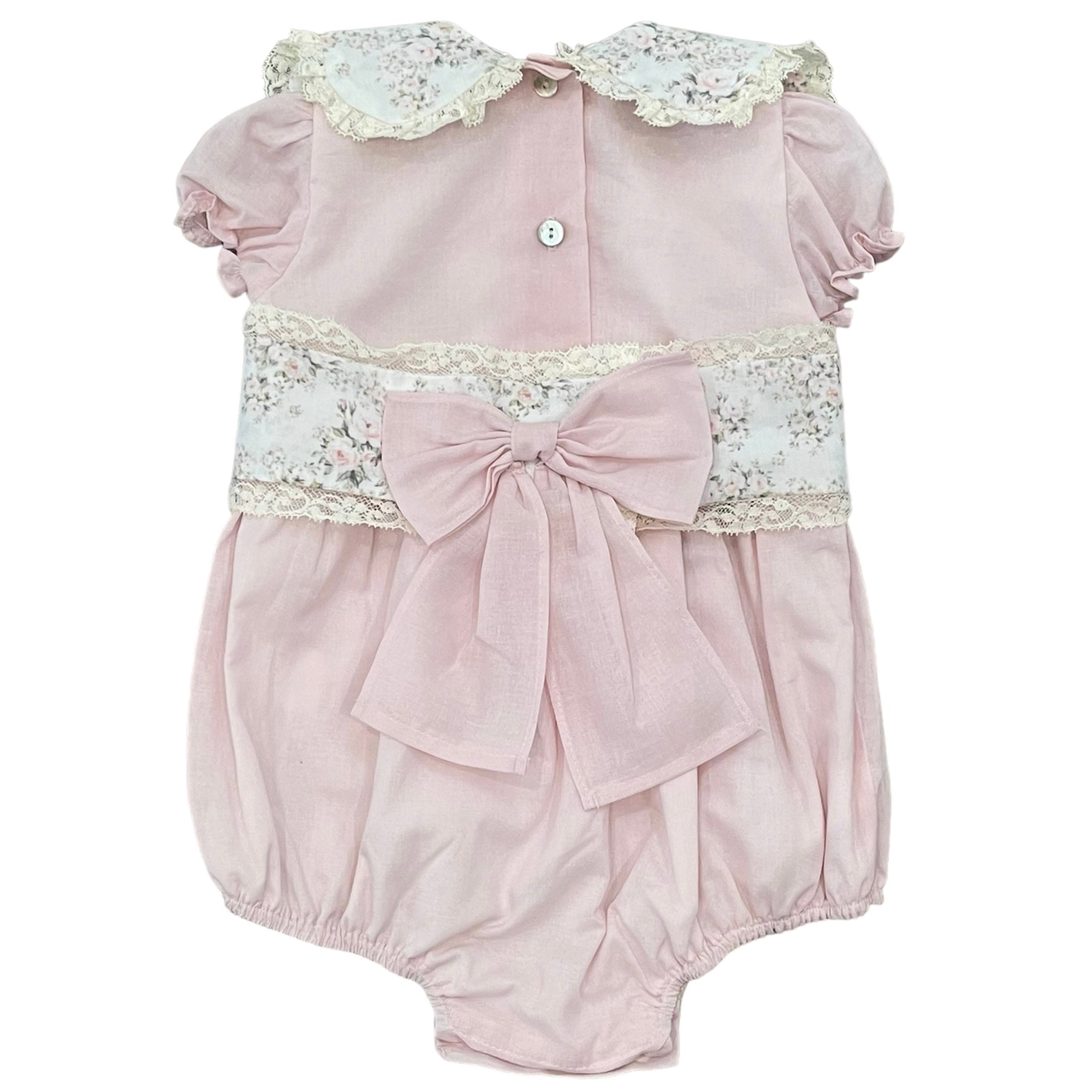 Fofettes Girls Cotton Floral Romper