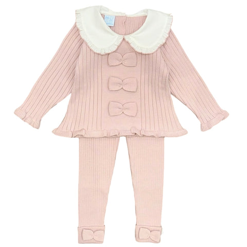 Granlei Girls Pink Bow Legging Set