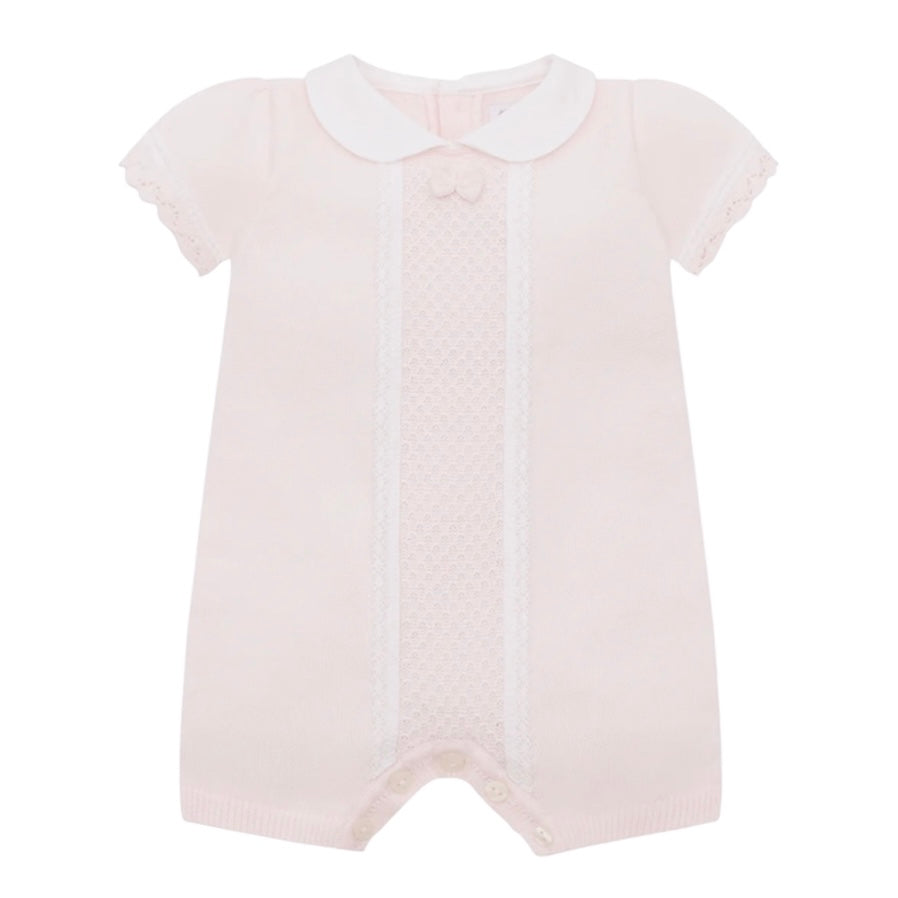Emile Et Rose Baby Girls Pink Knitted ‘Layla’ Romper