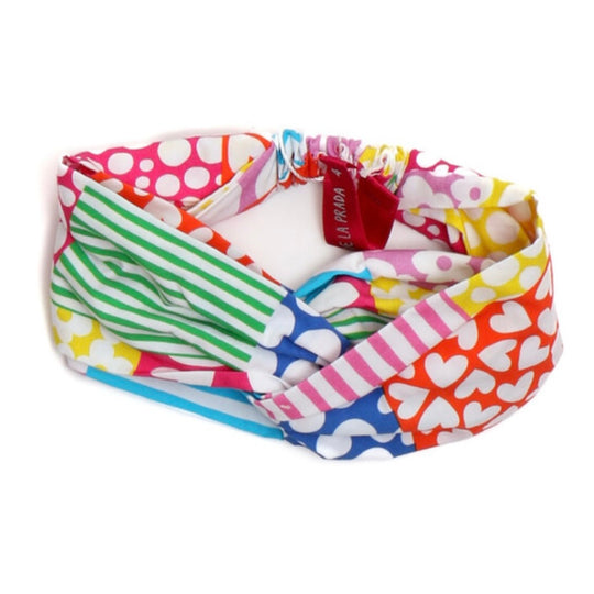 Girls Multicoloured Knot Headband