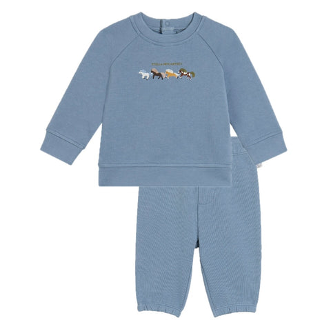 Stella McCartney Kids Boys Blue Horse Tracksuit