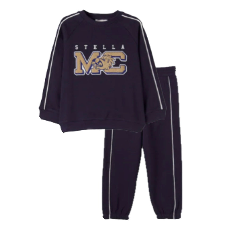 Stella McCartney Kids Boys Navy Logo Tracksuit