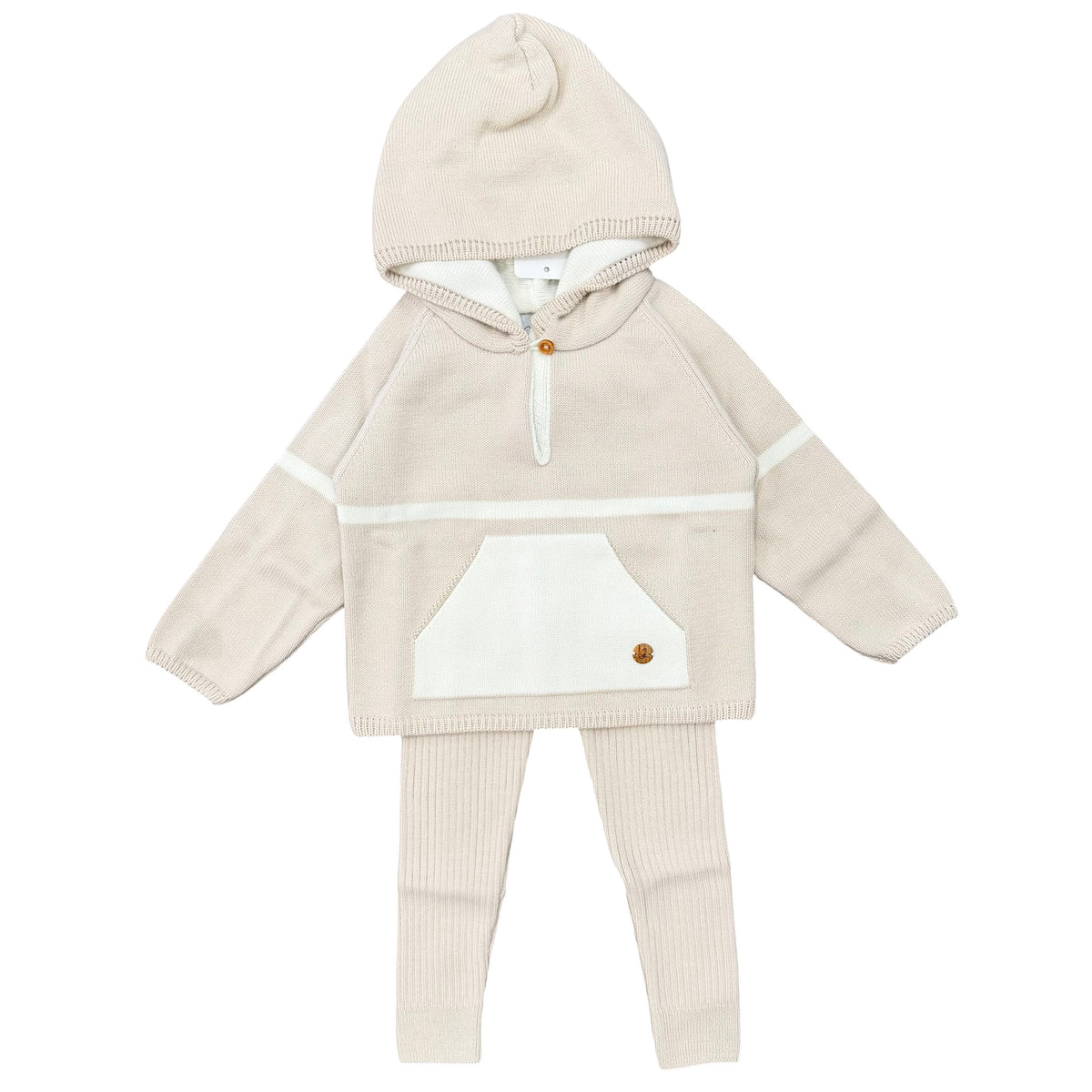 Boys Beige Knitted Set