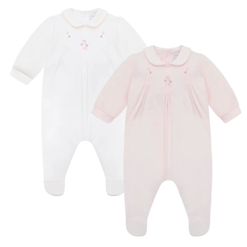 Emile Et Rose Baby Girls Pink ‘Lara’ Babygrow Set